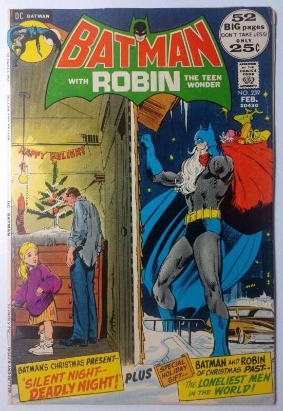 Batman #239 (7.0, 1972) Santa Batman 