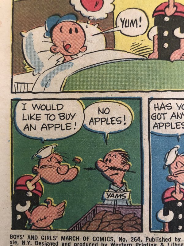 March of Comics#264,VG,story is “Apple a day”