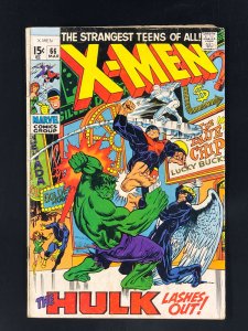 The X-Men #66 (1970) GD+ The Ever-Lovin' Hulk Lashes Out!