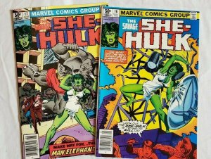 She Hulk LOT of16 comic  (1980) Condition is high grade! All for one price!
