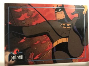 BATMAN THE ANIMATED SERIES promo card; Topps 1992 NM/M; TV, Cartoon