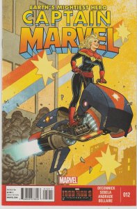 Captain Marvel # 12 Cover A NM Marvel 2012 Series Deconnick [H9]