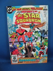 ALL STAR SQUADRON 25 VF FIRST INFINITY INC OBSIDIAN 1983