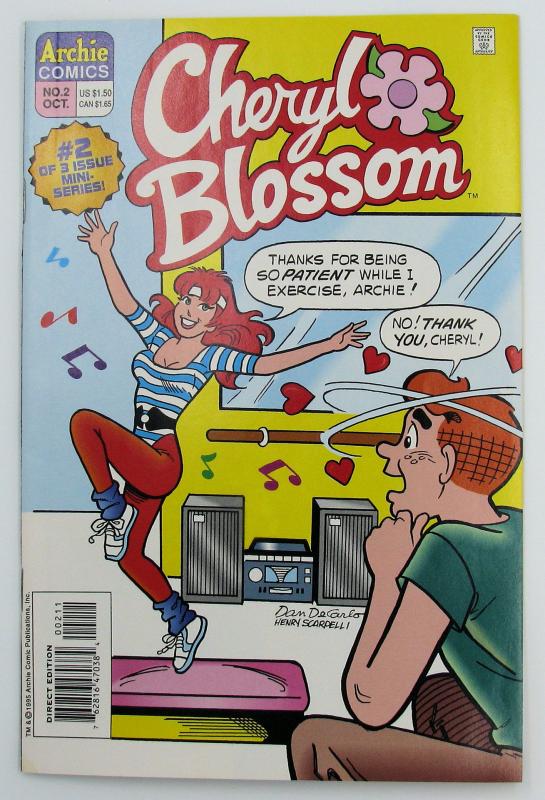 Cheryl Blossom 2 October 1995 Archie Comics Comic Books Modern