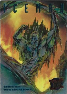 1995 Fleer Ultra X-Men Sinister Observations #5 Iceman