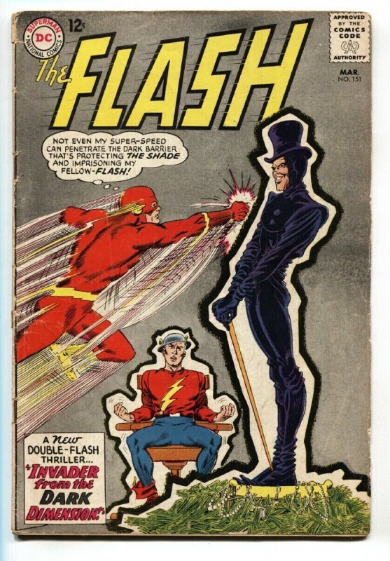 FLASH #151 comic book 1965 GOLDEN AGE FLASH DC vg-
