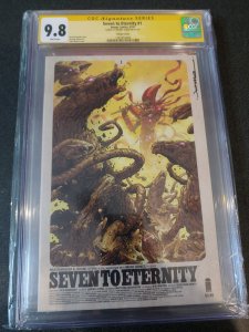 SEVEN TO ETERNITY #1 CGC 9.8 SIGNATURE SERIES SIGNED BY JEROME OPENA.