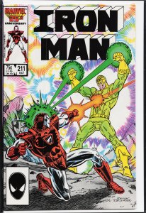 Iron Man #211 Direct Edition (1986) Iron Man