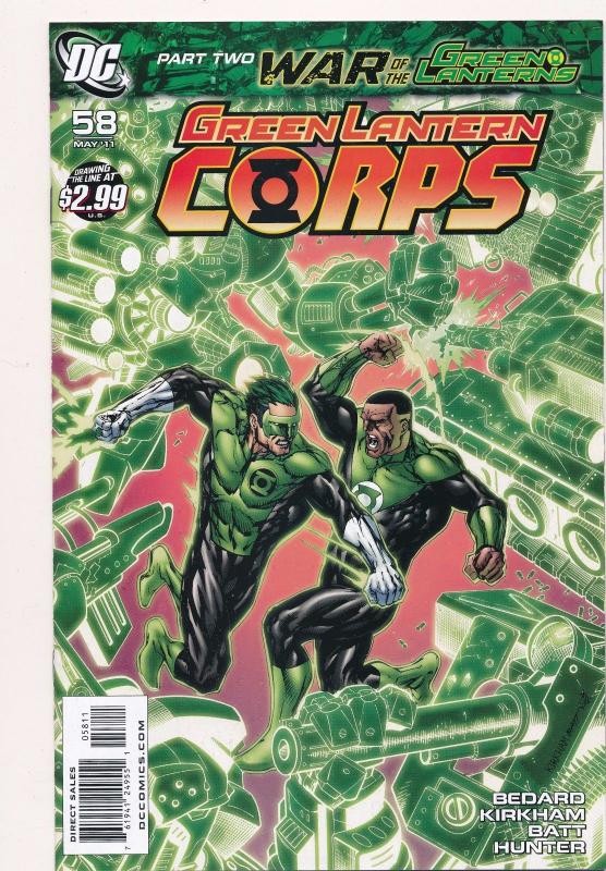 Green Lantern Corps, #58 ~ DC Comics 2011 ~ NM (HX549)