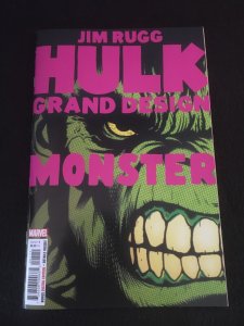 HULK: GRAND DESIGN - MONSTER #1 by Jim Rugg, VFNM Condition