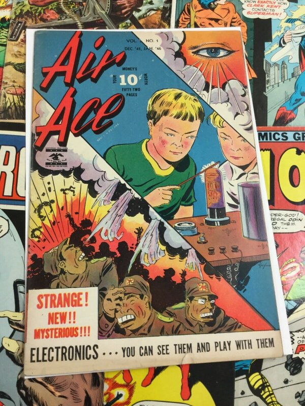 Air Ace Vol 3 #1 Fine 6.0 Japanese War Cover 