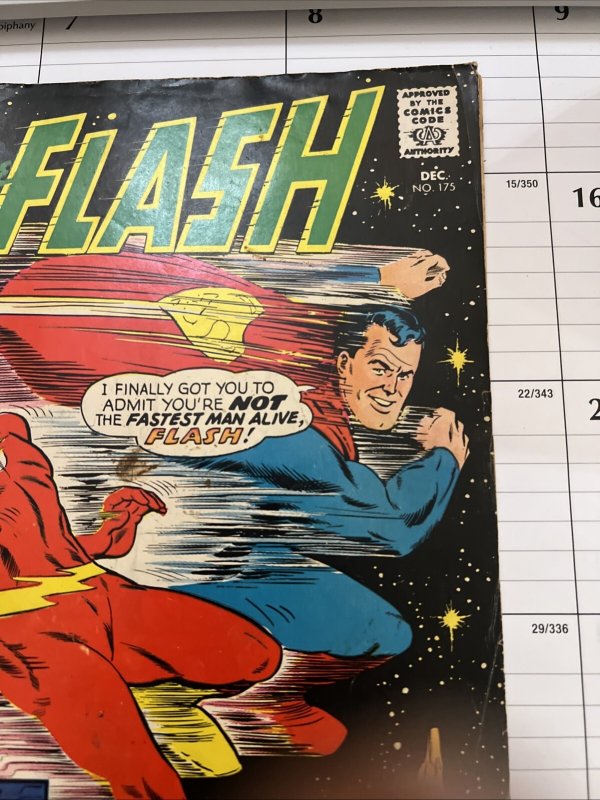 Flash #175 (1967 2nd Race Between Superman And The Flash) KEY