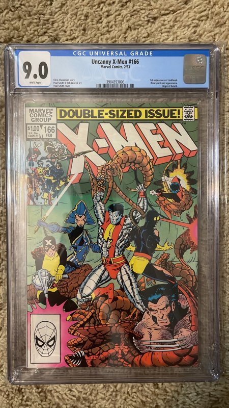 The Uncanny X-Men #166 (1983) CGC 9.0