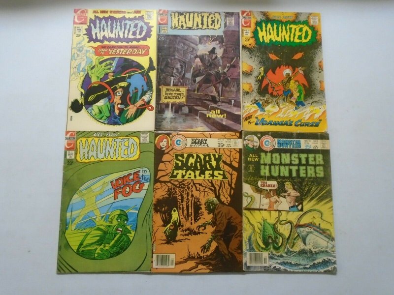 Charlton Horror comic lot 11 different issues avg 4.0 VG