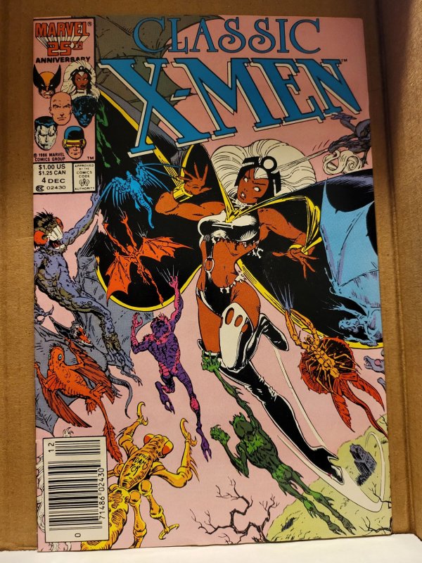 Classic X-Men #4 Newsstand Edition (1986) abc