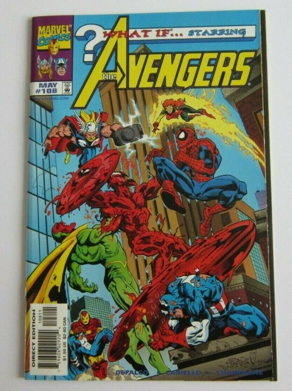 What If #108 NM High Grade Cosmic Carnage Avengers Spider-Man Marvel 1998