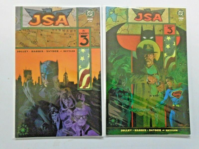 JSA The Unholy Three set #1 to #2 - 8.0 - 2003