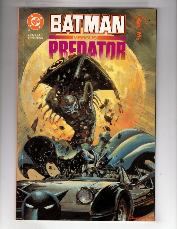 Batman versus Predator #3 (1992)  Prestige Format    / EBI#2
