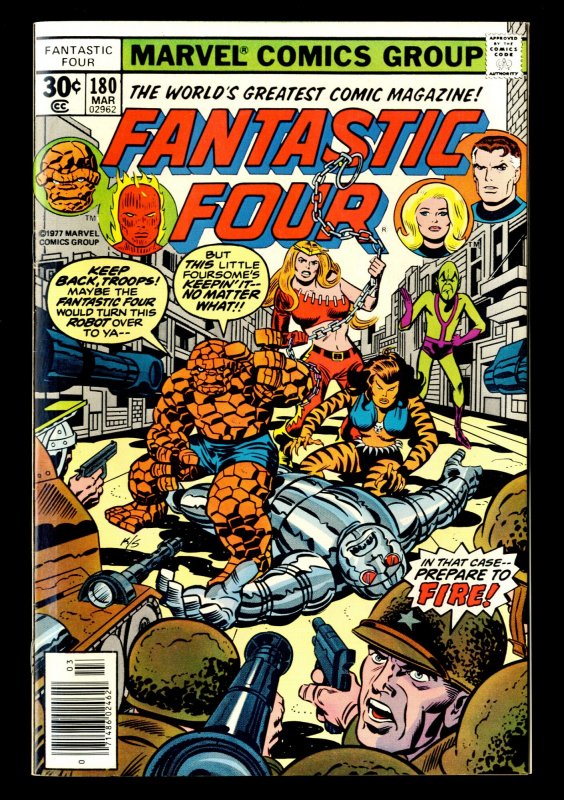 Fantastic Four #180 VF+ 8.5