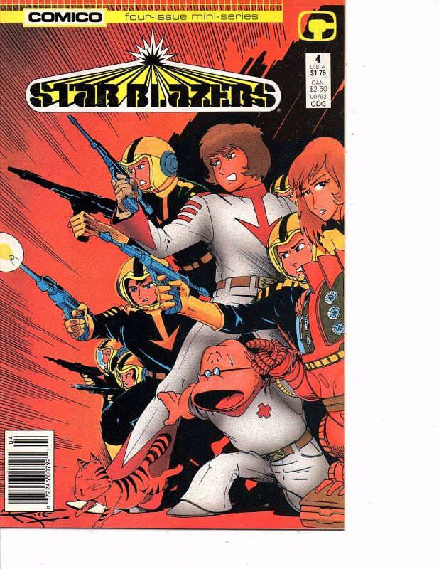 Comico Comics (Vol. 1) Star Blazers #4 Last Issue Derek Wildstar Nova