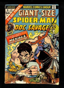 Giant-Size Spider-Man #3 Doc Savage!