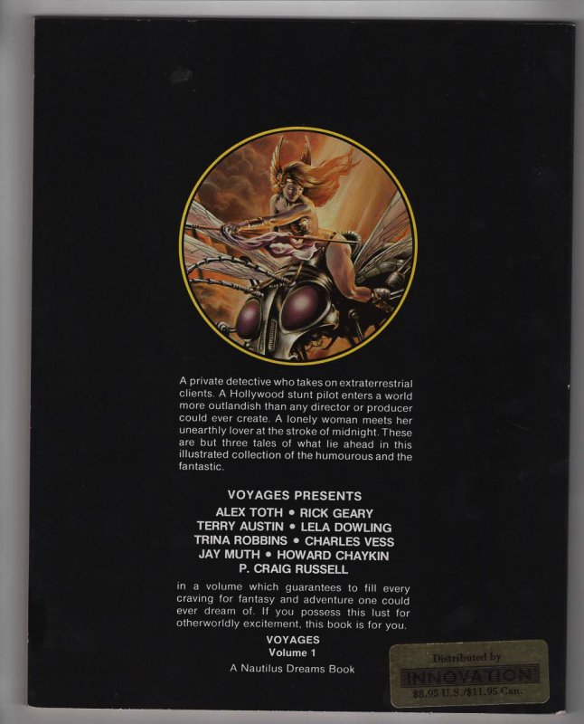 Innovation Comics! Voyages Volume 1! Trade Paperback! 1983!  Great Looking Book!