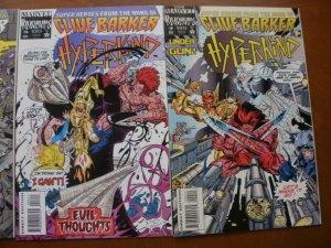 3 Near-Mint Marvel Razor Link: Clive Barker's HYPERKIND #1 (Foil Cover) #3 #4