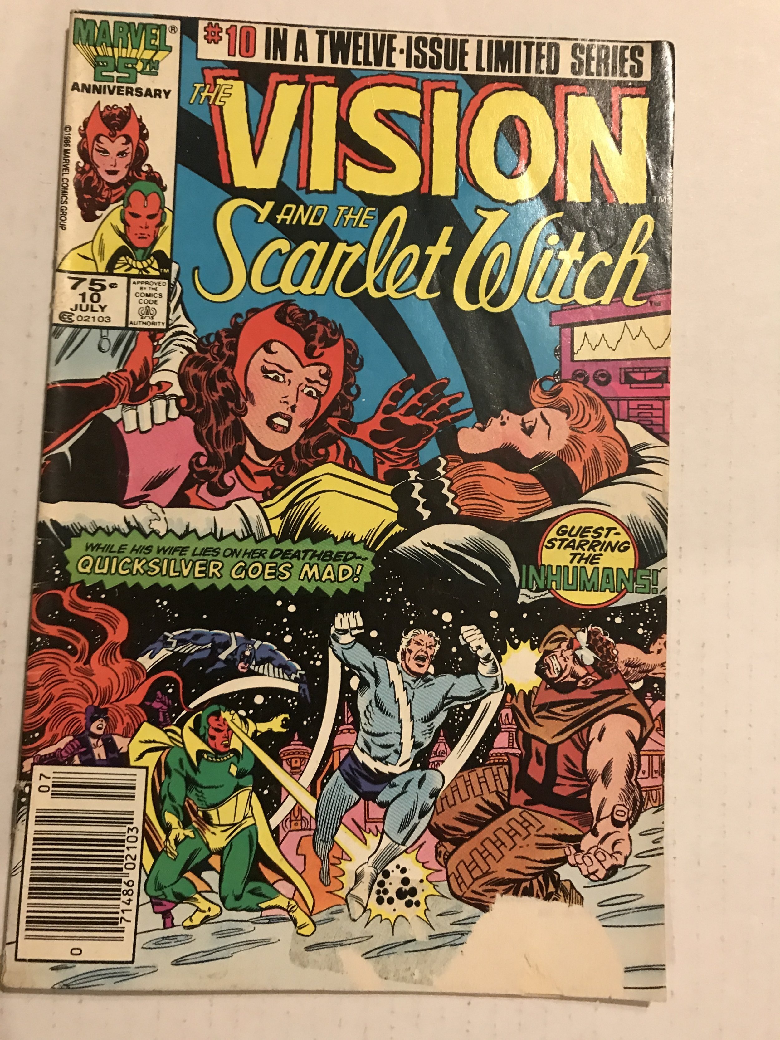 Read online The Vision and the Scarlet Witch (1985) comic - Issue #10