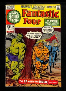 Marvel's Greatest Comics #29 Fantastic Four #12 Hulk Vs Thing!