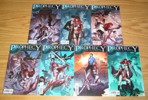 Prophecy #1-7 VF/NM complete series - red sonja - vampirella - re-animator set