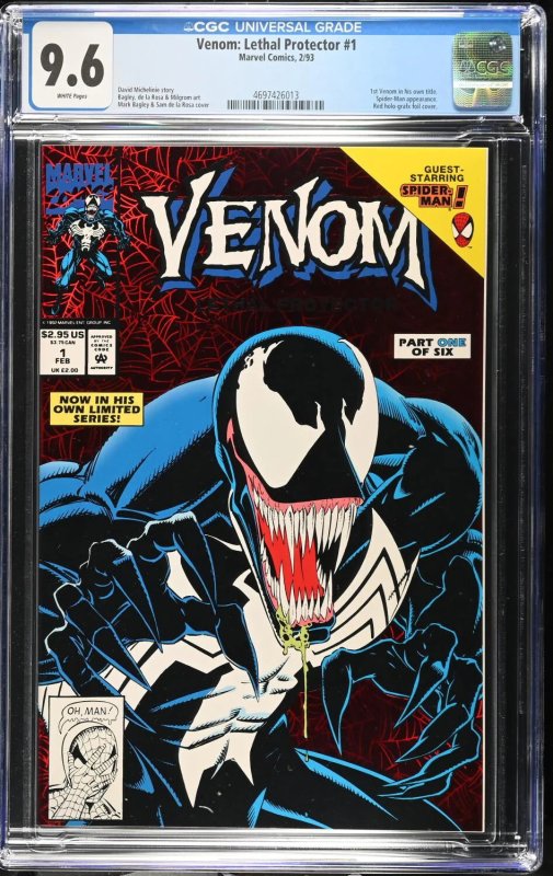 VENOM LETHAL PROTECTOR #1 CGC 9.6 NM+