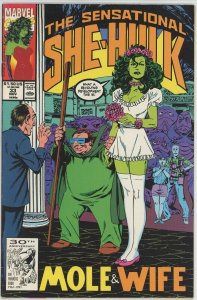 Sensational She Hulk #33 (1989) - 8.0 VF *Mole & Wife*
