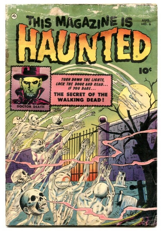 This Magazine Is Haunted #6 1952- Precode horror -low grade