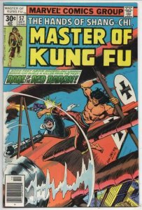 MASTER OF KUNG FU #57, VF/NM, Martial Arts, Marvel Red Baron 1974 1977