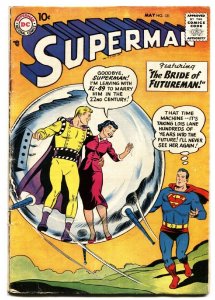 SUPERMAN #121 comic book-1958-DC-BRIDE OF FUTUREMAN-vg