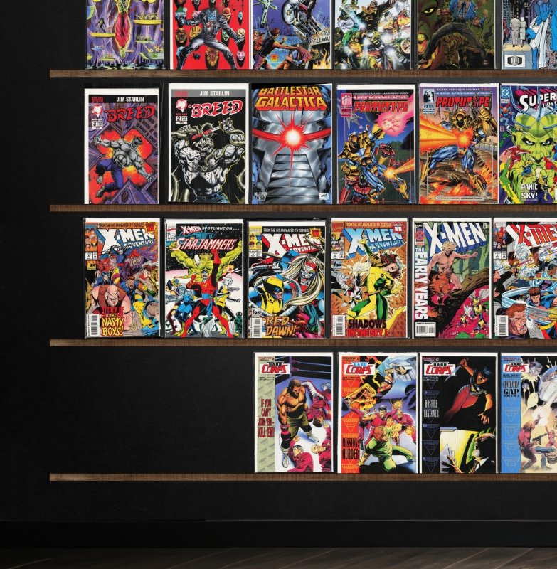 Huge Lot 150+ Comics with Shadowman, X-Men, The H.A.R.D. Corps, X-Force & More!