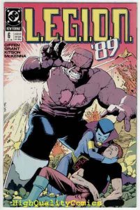 LEGION #6, NM+, Alan Grant,Keith Giffen, 1989, Dox, Lobo, Heroes and Villains