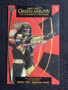 1987 GREEN ARROW Longbow Hunters 2 Dragon Hunt FVF 7.0 DC Comics / Mike Grell