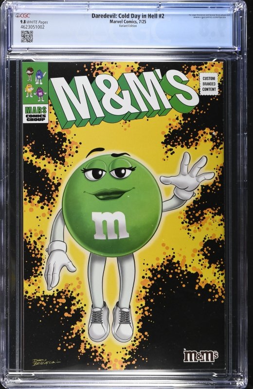 DAREDEVIL COLD DAY IN HELL #2 MARVEL 2025 GABRIELE DELL'OTTO VARIANT CGC 9.8 NM