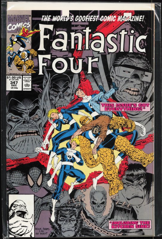 Fantastic Four #347 (1990) Fantastic Four