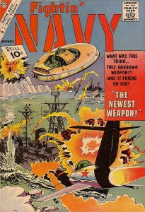 Fightin' Navy #101 POOR ; Charlton | low grade comic UFO cover