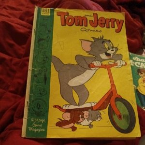 Tom and Jerry #110 September 1953 Scooter Cover golden age Dell comics