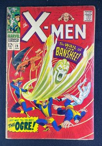 X-Men (1963) #28 GD+ (2.5) 1st Banshee