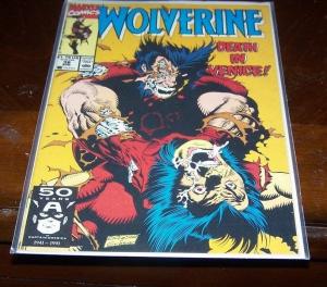 Wolverine #38 (Apr 1991, Marvel) death in venace