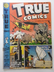 True Comics #54 (1946) Great Stories! Solid VG- Condition!