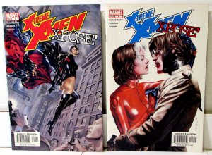 X-Treme X-Men X-Pose Lot 2 #1, 2 2003 Marvel Storm Rogue Gambit Comics
