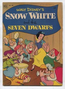 4 COLOR WALT DISNEY'S SNOW WHITE AND THE SEVEN DWARFS #382 (5.5) 1952 A