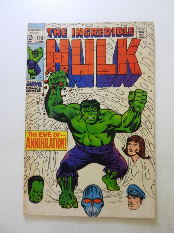 The Incredible Hulk #116 (1969) VG/FN condition