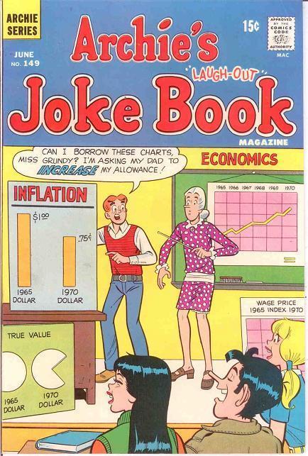 ARCHIES JOKE BOOK (1954-1982)149 VF-NM   June 1970 COMICS BOOK