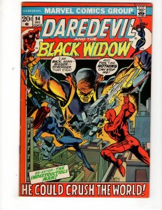 Daredevil #94 (1972) BLACK WIDOW Picture Frame Cover